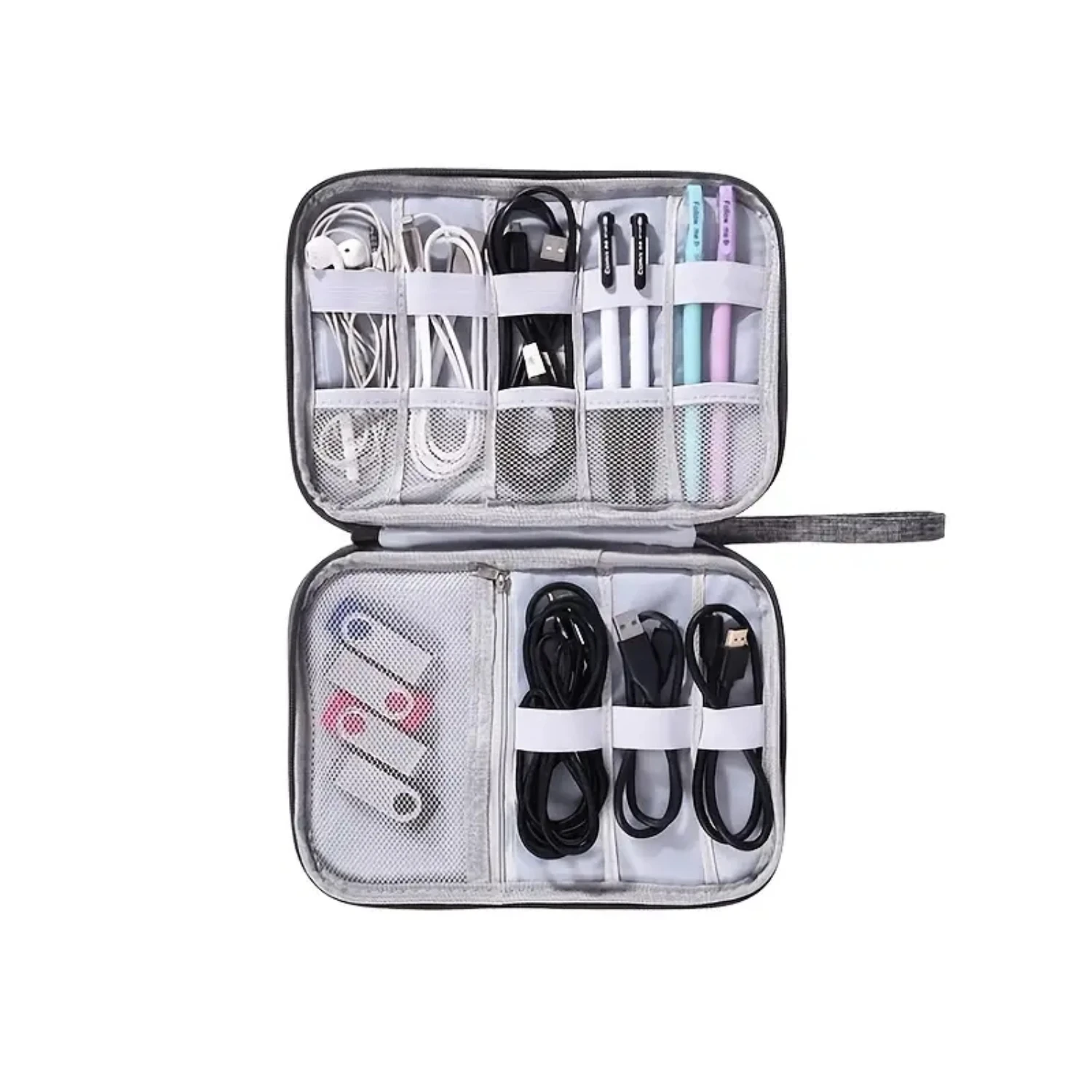 Durable Waterproof Portable Travel Organizer for Electronics - Dustproof Cord Storage Bag with Multiple Pockets - Convenient Ele
Durable Waterproof Portable Travel Organizer for Electronics - Dustproof Cord Storage Bag with Multiple Pockets - Convenient Ele