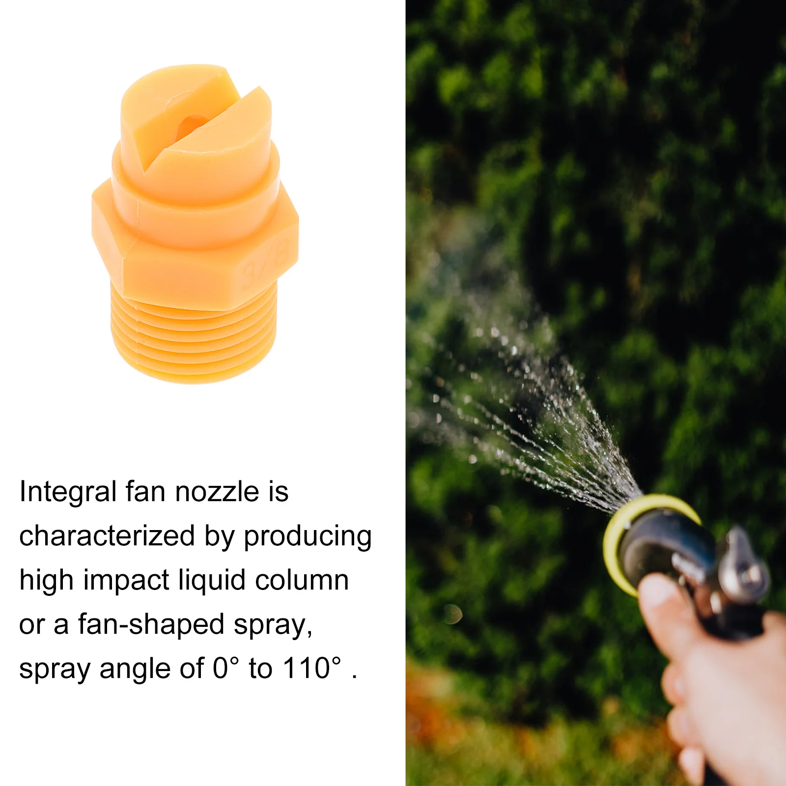 5Pcs Yellow PP Plastic Fan Nozzle Sprayer Nozzle Wear-Resistant High Impact Sprayer Connector for Home Washing Machine Hose 
5Pcs Yellow PP Plastic Fan Nozzle Sprayer Nozzle Wear-Resistant High Impact Sprayer Connector for Home Washing Machine Hose