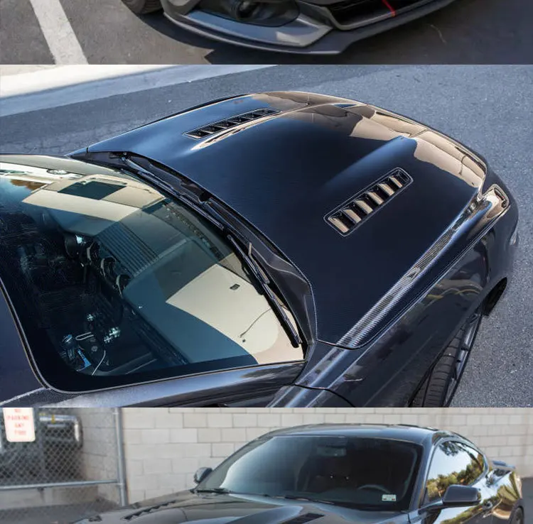 Подходит для Ford Mustang 15-17 модифицированной крышки из углеродного волокна Mustang с открытым отверстием, охлаждающий капот
Подходит для Ford Mustang 15-17 модифицированной крышки из углеродного волокна Mustang с открытым отверстием, охлаждающий капот