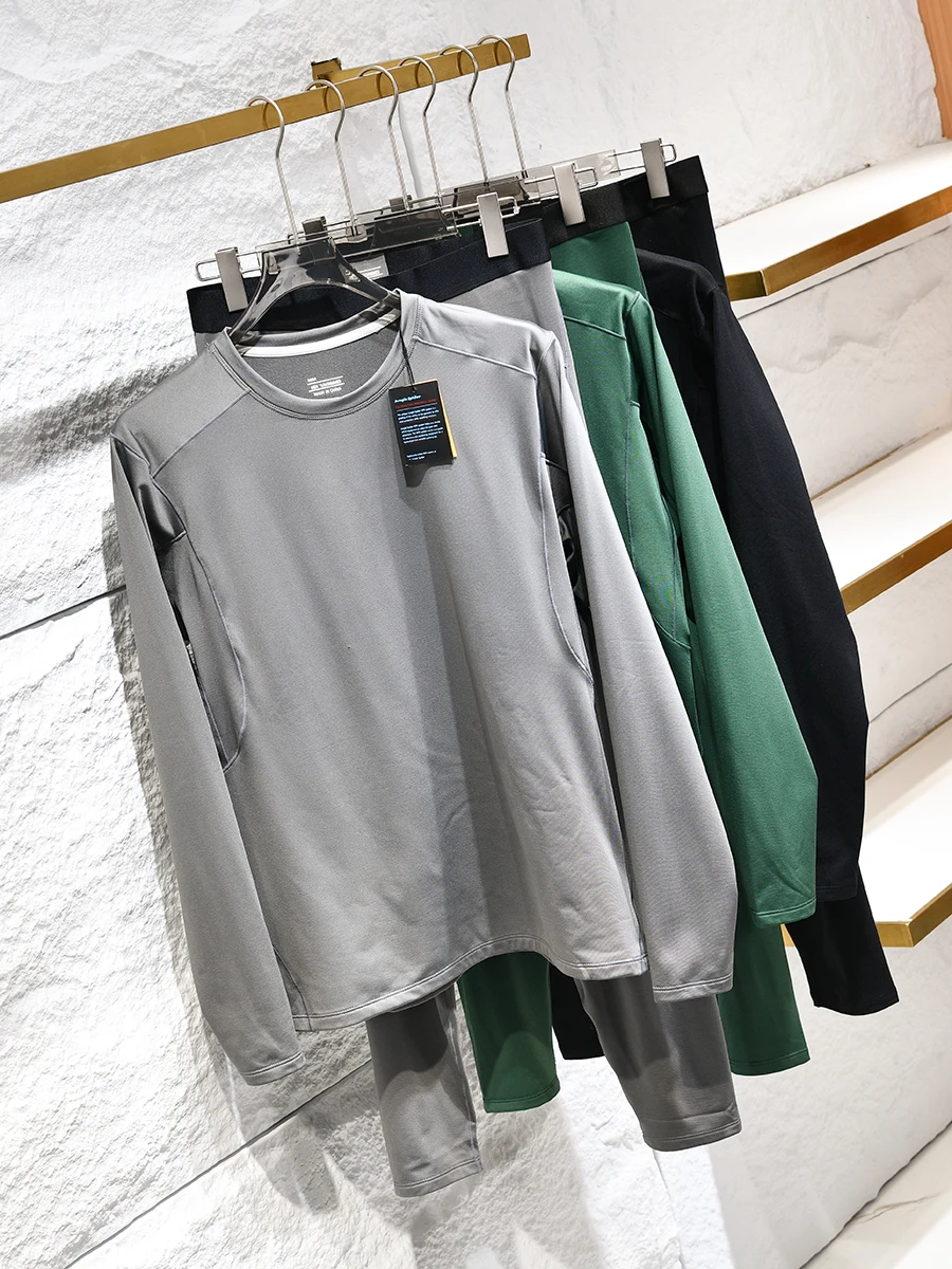New Dynamic Warmth Self-Heating Fleece Outdoor Sports Men's Thermal Set Long Sleeve round Neck Thickened Polyester Spandex
New Dynamic Warmth Self-Heating Fleece Outdoor Sports Men's Thermal Set Long Sleeve round Neck Thickened Polyester Spandex
