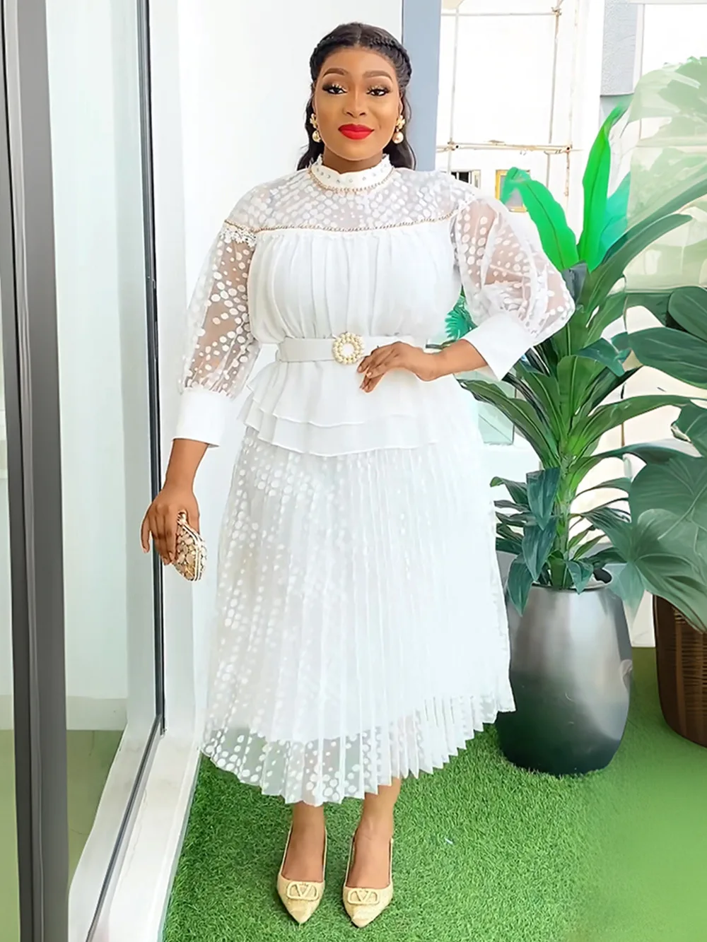 African Party Dresses for Women 2024 Plus Size Fashion Dashiki Ankara Lace Wedding Gowns Elegant Turkey Muslim Maxi Dress
African Party Dresses for Women 2024 Plus Size Fashion Dashiki Ankara Lace Wedding Gowns Elegant Turkey Muslim Maxi Dress