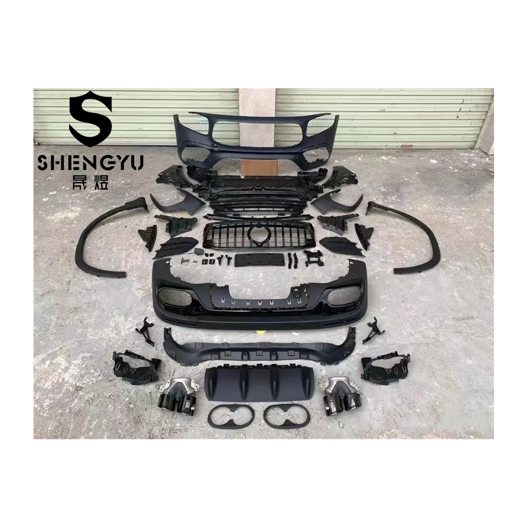 Car Body Kit for Benz Glb X247 2018-2022 to Glb35 Amg 1: 1 Include Front Bumper Assembly with Grille Rear Diffuser Tail Pip
Car Body Kit for Benz Glb X247 2018-2022 to Glb35 Amg 1: 1 Include Front Bumper Assembly with Grille Rear Diffuser Tail Pip