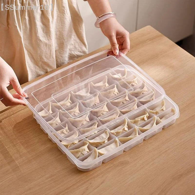【SSummer10】20/30 Grids Transparent Refrigerator Food Storage Box - Reusable Container Tray with Lid for Dumpling Wonton【SS】
【SSummer10】20/30 Grids Transparent Refrigerator Food Storage Box - Reusable Container Tray with Lid for Dumpling Wonton【SS】