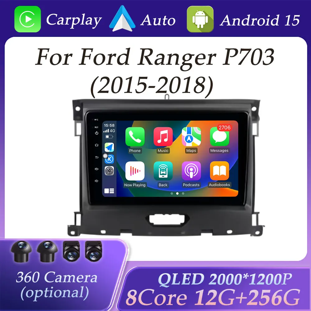 For Ford Ranger P703 2015 - 2018 CarPlay Android Auto Split Screen Car Radio Video Multimedia Player CarPlay GPS NaviDSP Stereo
For Ford Ranger P703 2015 - 2018 CarPlay Android Auto Split Screen Car Radio Video Multimedia Player CarPlay GPS NaviDSP Stereo