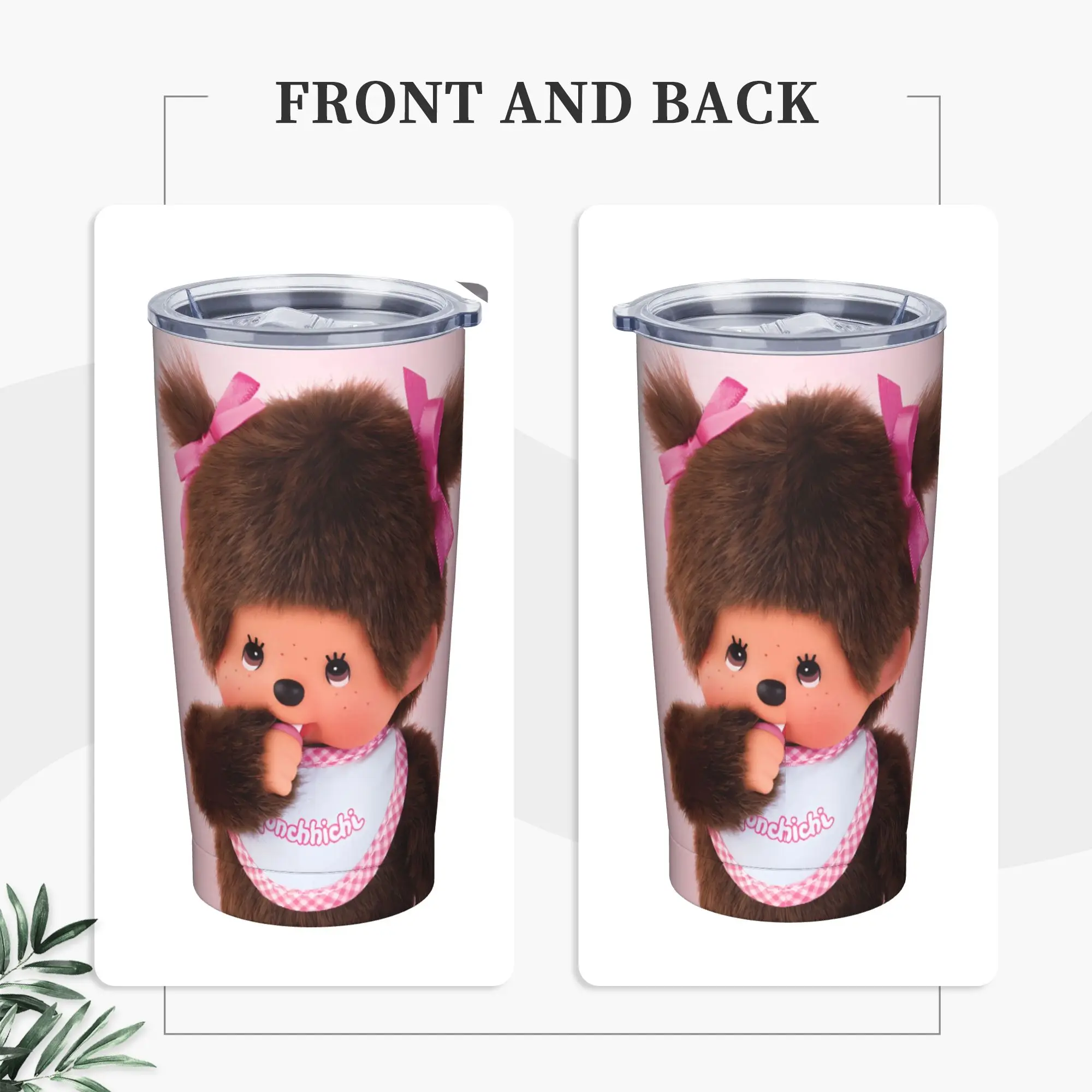 Stainless Steel Tumbler Cute Monchichis Mugs Cup With Straws Travel Cold Drink Water Bottle Portable 20oz Thermal Mug
Stainless Steel Tumbler Cute Monchichis Mugs Cup With Straws Travel Cold Drink Water Bottle Portable 20oz Thermal Mug