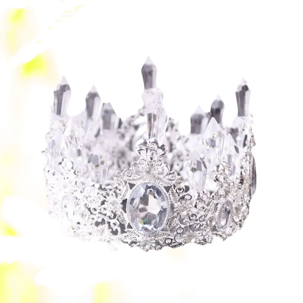 Crystal Crown Cake Decor Elegant Baroque Style Birthday Party Dessert Crowns White Paper Toppers Wedding Bride Headdress
Crystal Crown Cake Decor Elegant Baroque Style Birthday Party Dessert Crowns White Paper Toppers Wedding Bride Headdress