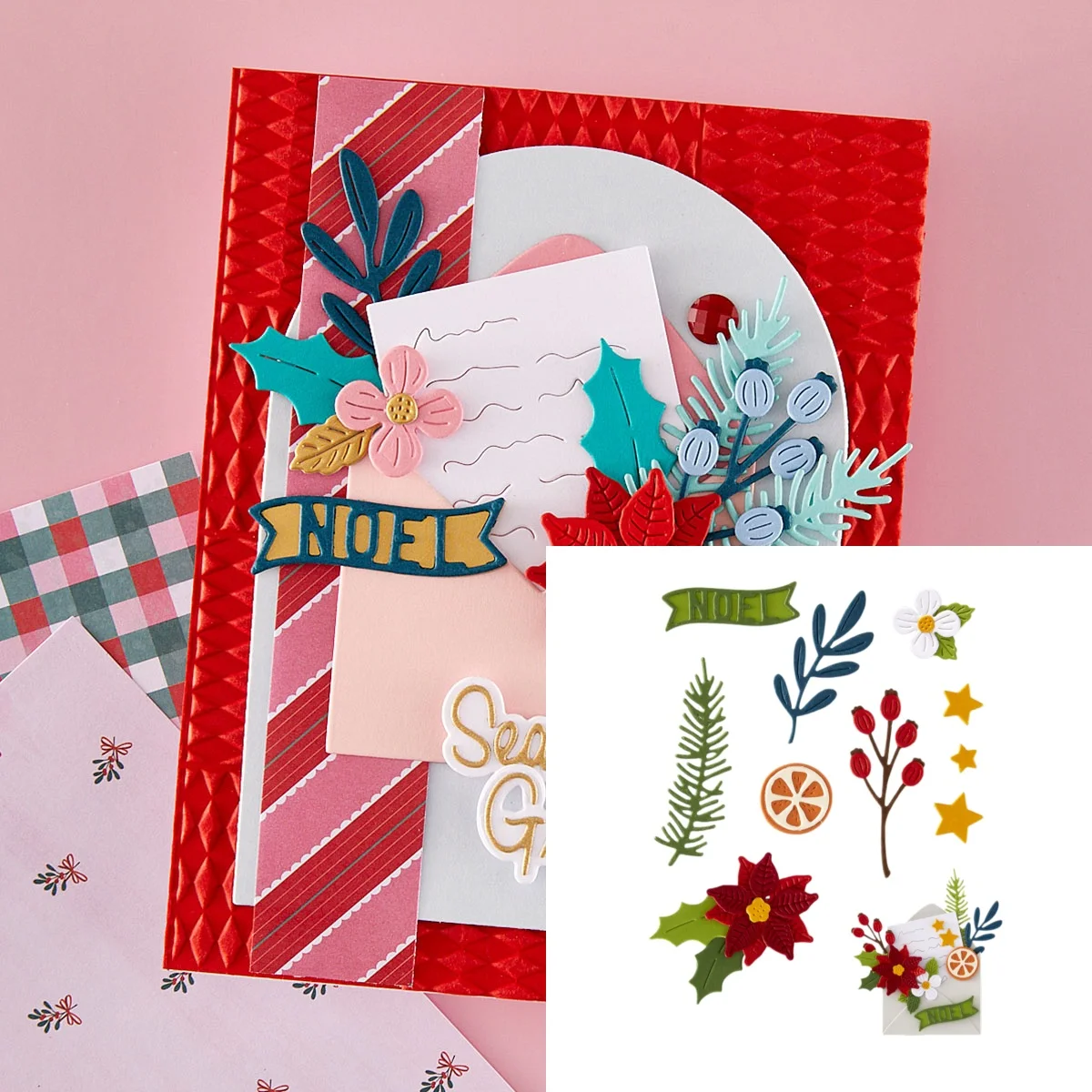 July 2026 New Festive Floral Mix Trees Metal Cutting Dies Clear Stamps Stencil Hot Foil for DIY Scrapbook Christmas Paper
July 2026 New Festive Floral Mix Trees Metal Cutting Dies Clear Stamps Stencil Hot Foil for DIY Scrapbook Christmas Paper
