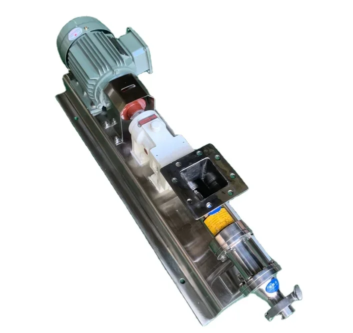 Stainless Steel SS304 SS316L High Viscosity Single Screw Mono Pump Sanitary Positive Displacement Pump
Stainless Steel SS304 SS316L High Viscosity Single Screw Mono Pump Sanitary Positive Displacement Pump