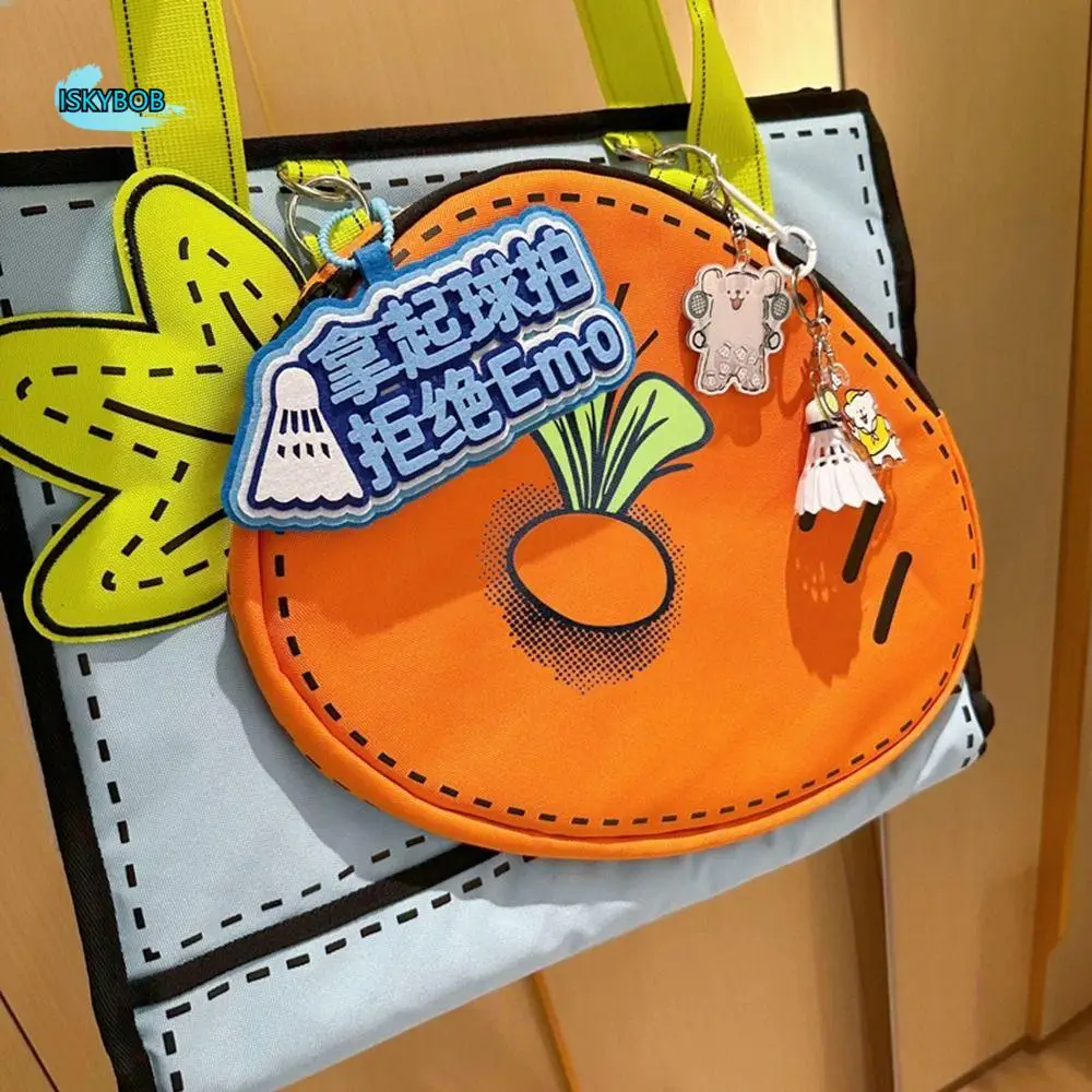 Casual Large Capacity Badminton Bag Comic Cartoon Canvas Tote Bag Removable Cute Tennis Carrot Bag Travel
Casual Large Capacity Badminton Bag Comic Cartoon Canvas Tote Bag Removable Cute Tennis Carrot Bag Travel