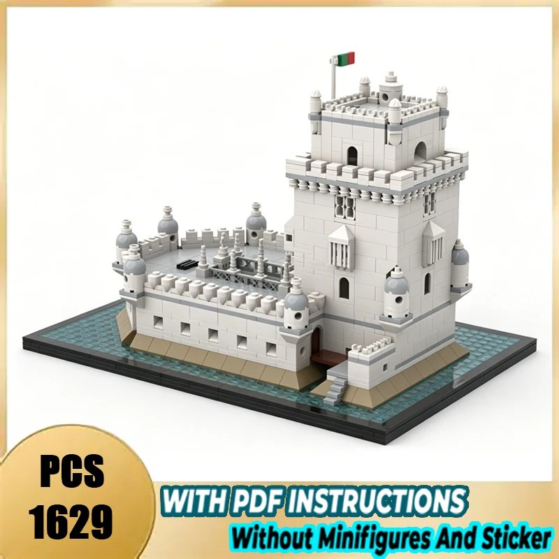 Exquisite brand new MOC building block Torre de Belém - Lisbon Technical modules brick model gift Christmas toy DIY assembly set
Exquisite brand new MOC building block Torre de Belém - Lisbon Technical modules brick model gift Christmas toy DIY assembly set