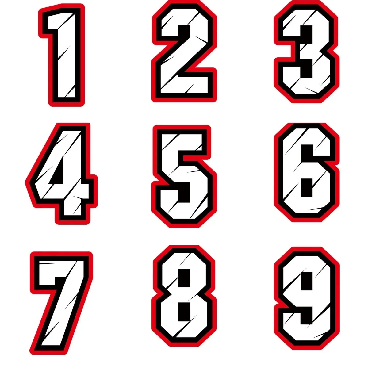 Racing Motorcycle Helmet Creative Number 0123456789 Sticker Laptop Window Car Truck Bicycle Van Wall Glass Camper Door Decal PVC
Racing Motorcycle Helmet Creative Number 0123456789 Sticker Laptop Window Car Truck Bicycle Van Wall Glass Camper Door Decal PVC