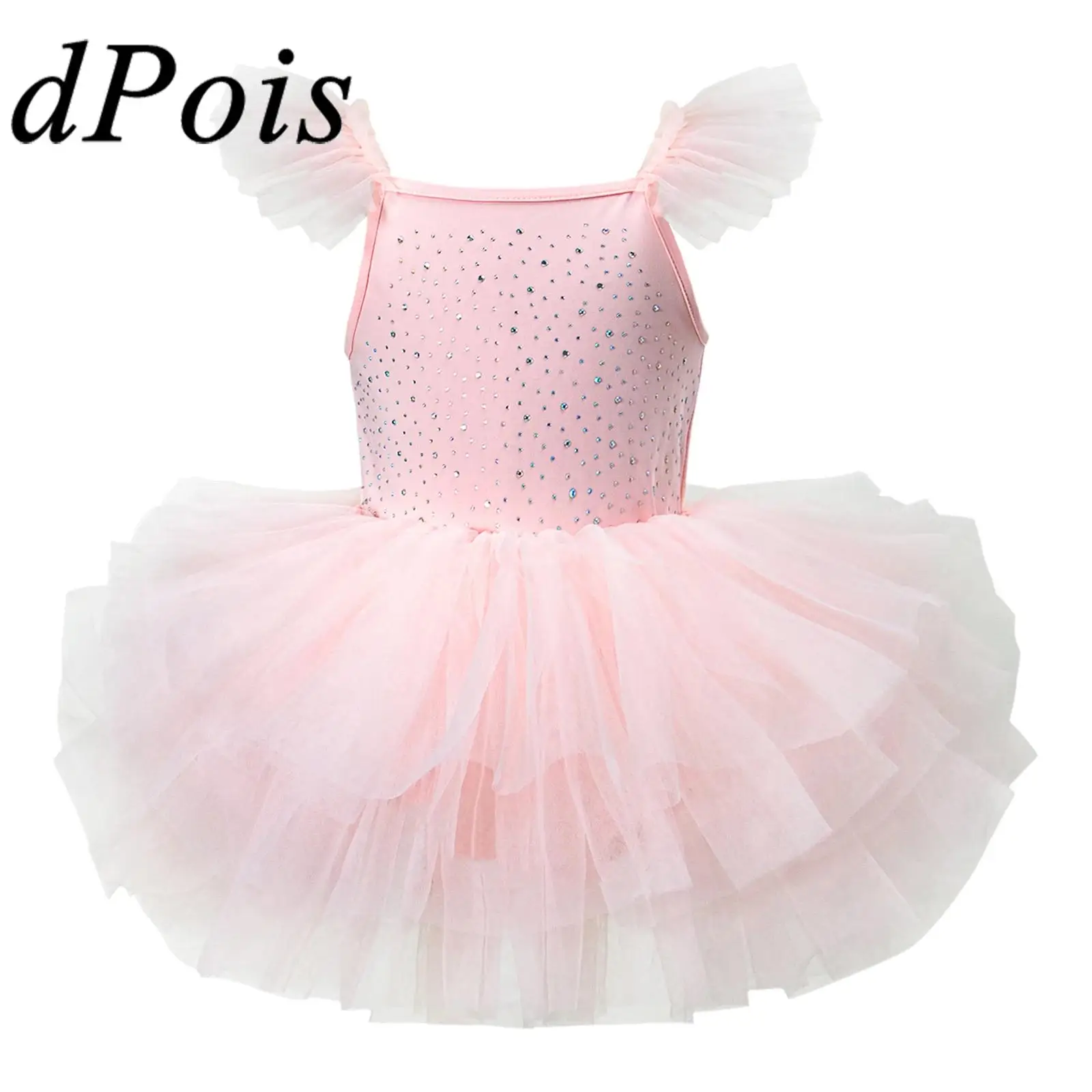 Kids Princess Classic Skirted Leotard Ballet Tutu Girls Shiny Rhinestones Tulle Ballerina Dance Dress Stage Performance Costume
Kids Princess Classic Skirted Leotard Ballet Tutu Girls Shiny Rhinestones Tulle Ballerina Dance Dress Stage Performance Costume