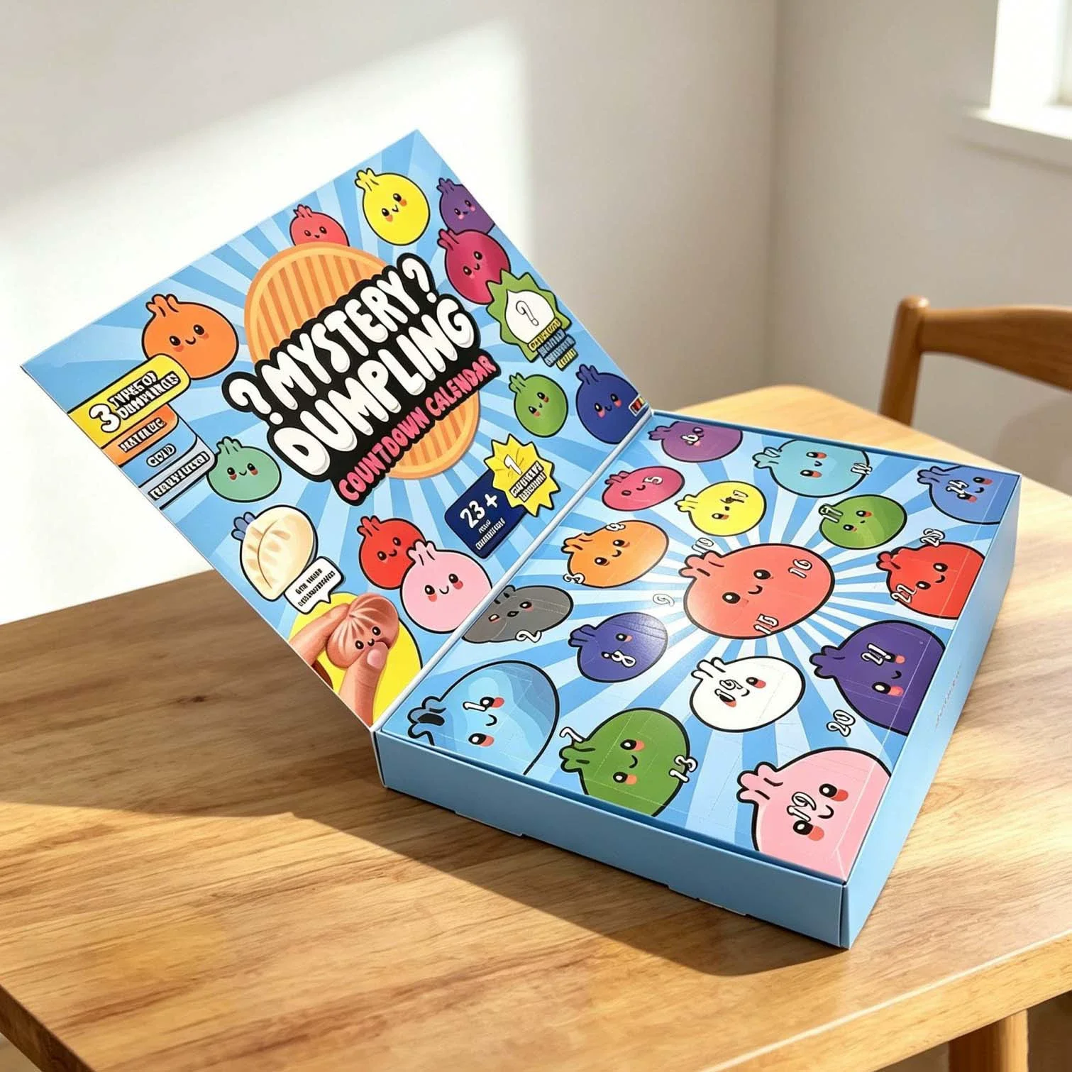 Mystery Dumpling Advent Calendar Slow Resilience Anxiety Relief 24-Day Countdown Calendar Fidget stress relief toy gifts
Mystery Dumpling Advent Calendar Slow Resilience Anxiety Relief 24-Day Countdown Calendar Fidget stress relief toy gifts