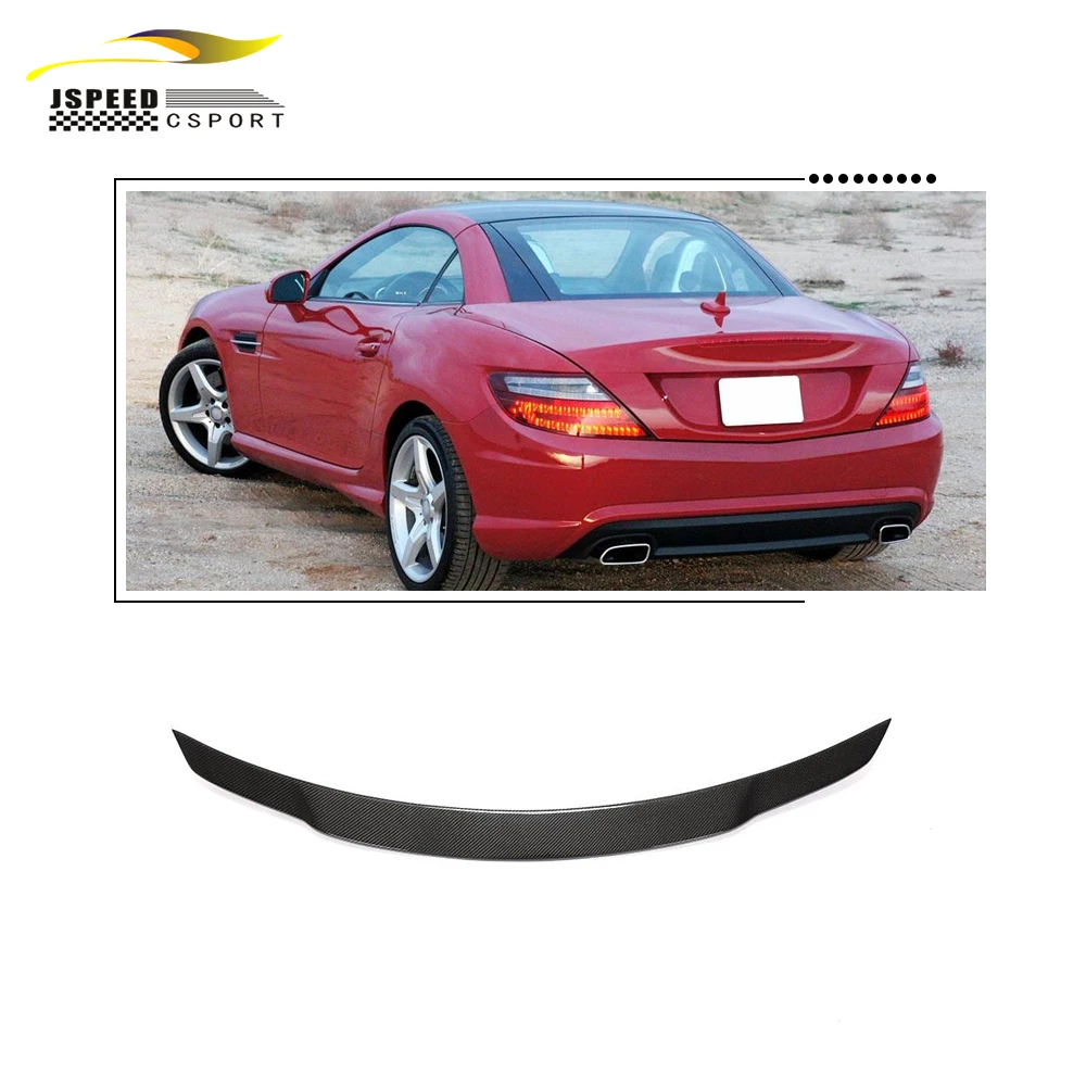 Suitable for The genuine carbon fiber rear compartment spoiler is Suitable for the Mercedes-Benz SLK SLC-Class R172 2011-2019
Suitable for The genuine carbon fiber rear compartment spoiler is Suitable for the Mercedes-Benz SLK SLC-Class R172 2011-2019