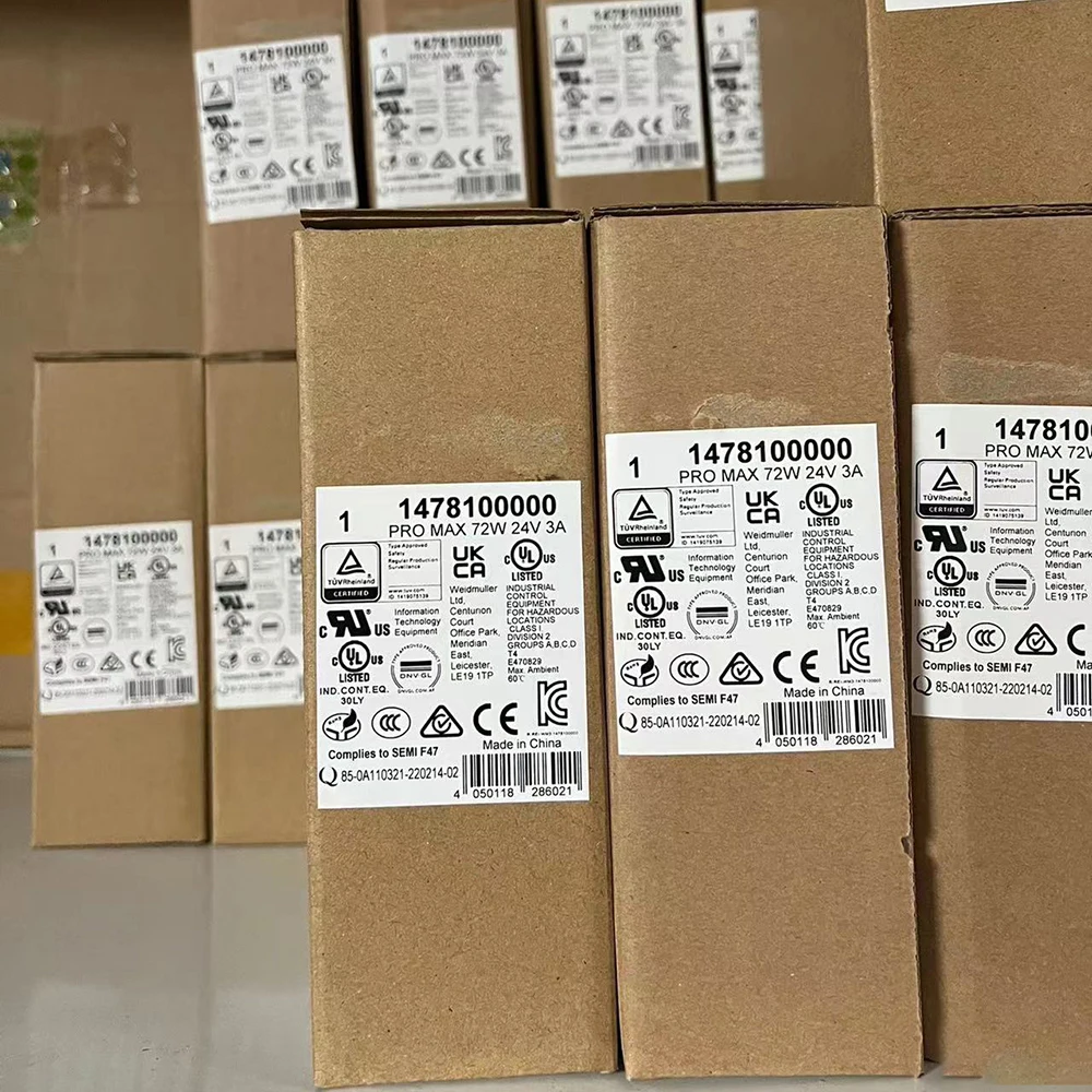 1478100000 Для импульсного источника питания Weidmuller PRO MAX 72 Вт 24 В 3 А
1478100000 Для импульсного источника питания Weidmuller PRO MAX 72 Вт 24 В 3 А