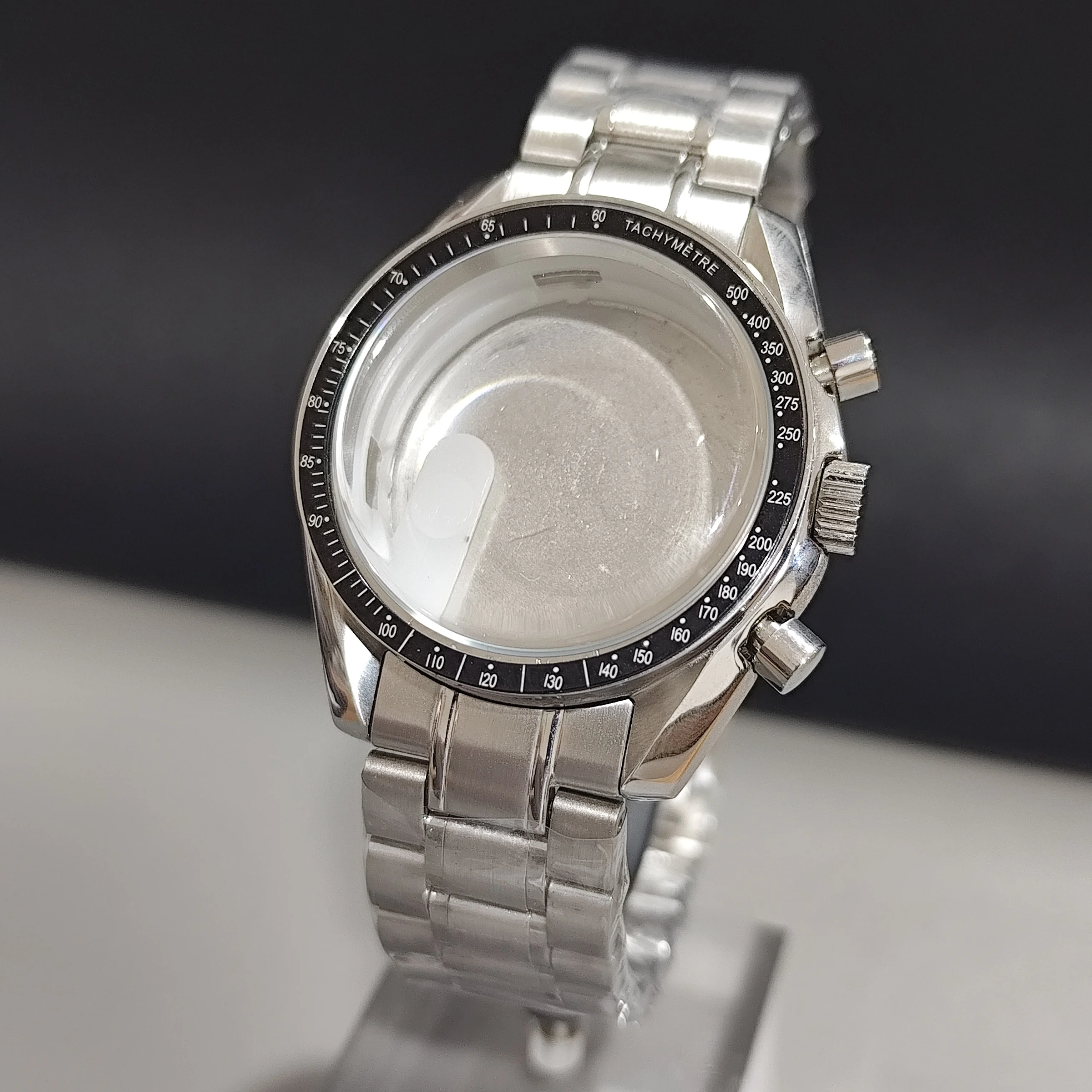 Fit VK63 Movement 40mm Watch Case Stainless Steel 20mm band Silver/Black Assemble the watches men's watch accessories
Fit VK63 Movement 40mm Watch Case Stainless Steel 20mm band Silver/Black Assemble the watches men's watch accessories