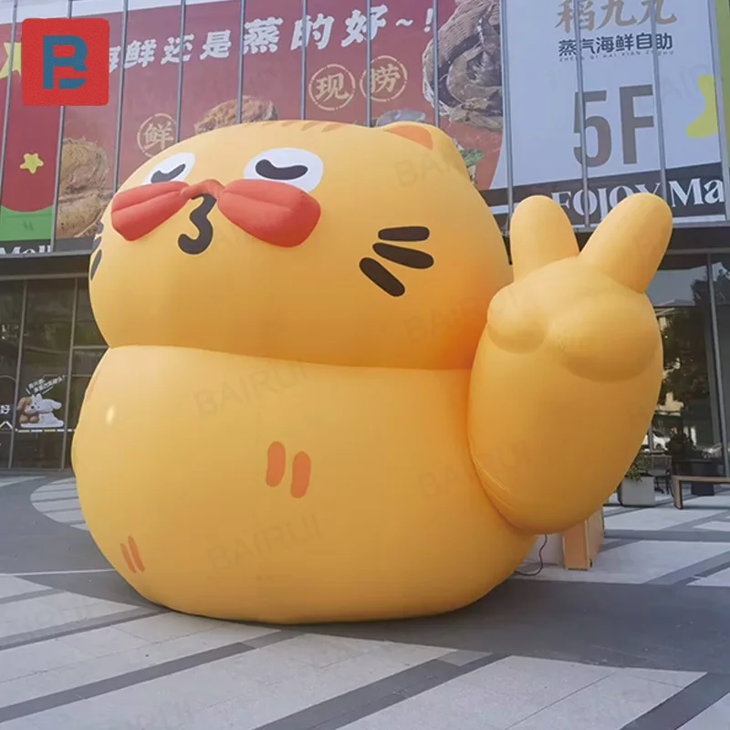 Надувной оранжевый кот, надувная фигура в форме животного, с воздуходувкой, декоративный элемент для мероприятий на открытом воздухе.
Надувной оранжевый кот, надувная фигура в форме животного, с воздуходувкой, декоративный элемент для мероприятий на открытом воздухе.