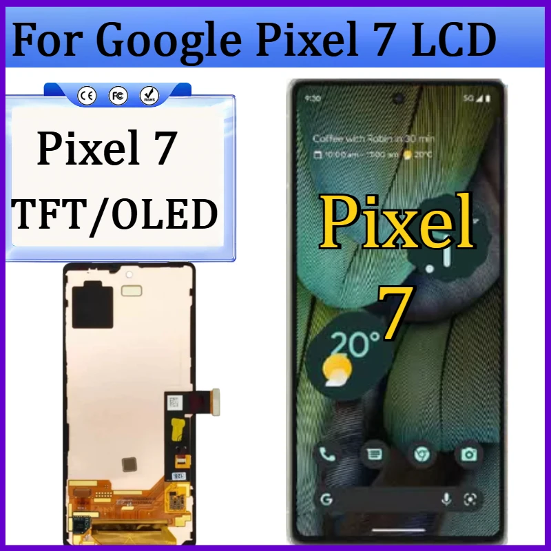 Новый TFT/OLED дисплей для Google Pixel 7, сенсорный экран, дигитайзер, комплект для замены и ремонта, запчасти для Pixel7 LCD
Новый TFT/OLED дисплей для Google Pixel 7, сенсорный экран, дигитайзер, комплект для замены и ремонта, запчасти для Pixel7 LCD