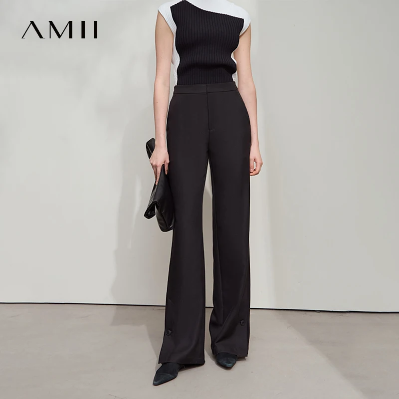 AMII Casual Summer Loose Pants Woman 2025 Full Length Professional Long Pant Women New Fashion Straight Trousers Lady 12542017
AMII Casual Summer Loose Pants Woman 2025 Full Length Professional Long Pant Women New Fashion Straight Trousers Lady 12542017