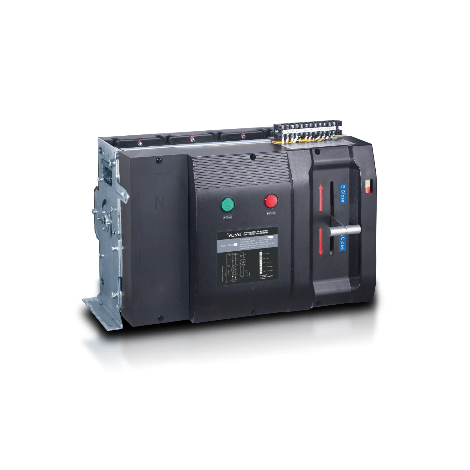 123 YUYE YES1-630Q 4P Automatic Transfer Switch Ats 630a Changeover Switch For Generator
123 YUYE YES1-630Q 4P Automatic Transfer Switch Ats 630a Changeover Switch For Generator