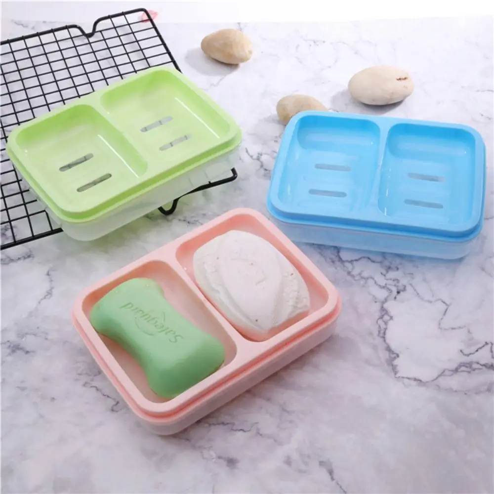 Plastic Double Compartment Soap Dish Creative Drain Function Soap Storage Case Clean Soap Portable Drain Soap Box Hotel
Plastic Double Compartment Soap Dish Creative Drain Function Soap Storage Case Clean Soap Portable Drain Soap Box Hotel