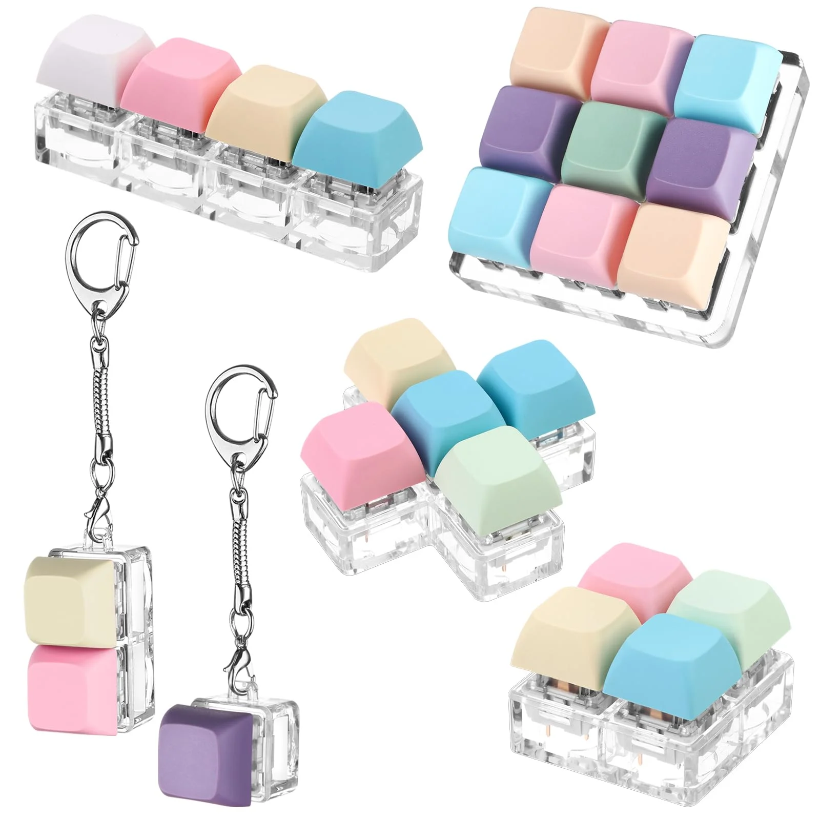 Mechanical Switch Tester Keychain: Keyboard Clicker Fidget Toy, ASMR Sensory Toy, Desktop Stress Relief for Men, Office Fan
Mechanical Switch Tester Keychain: Keyboard Clicker Fidget Toy, ASMR Sensory Toy, Desktop Stress Relief for Men, Office Fan