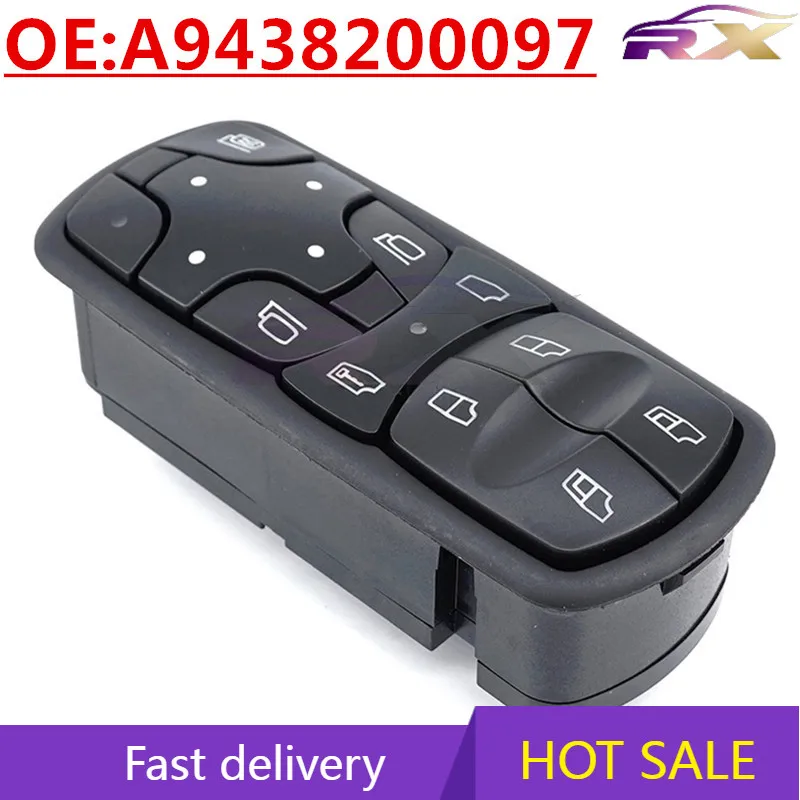 OEM:A9438200097 Truck Accessories Glass Lifter Switch Power Window Control Switch For Benz
OEM:A9438200097 Truck Accessories Glass Lifter Switch Power Window Control Switch For Benz