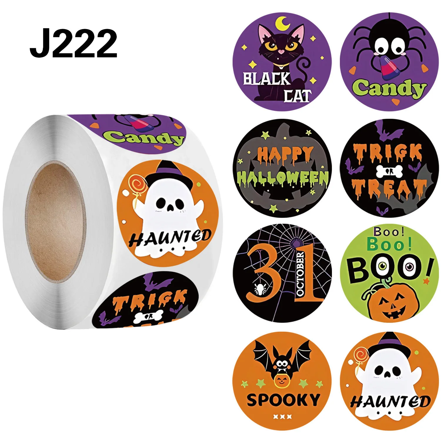 500pcs/Roll Halloween Horror Cartoon Round Sealing Stickers DIY PVC Laptop Decals Decoration Stiker Reward Gift Toys
500pcs/Roll Halloween Horror Cartoon Round Sealing Stickers DIY PVC Laptop Decals Decoration Stiker Reward Gift Toys