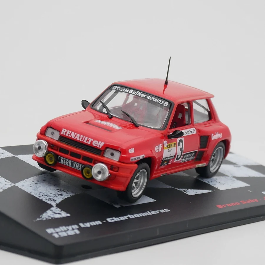 Diecast IXO 1:43 Scale Renault 5 Turbo WRC 1981 Rally Car Alloy Car Model Collectible Toy Gift Souvenir Display Ornament
Diecast IXO 1:43 Scale Renault 5 Turbo WRC 1981 Rally Car Alloy Car Model Collectible Toy Gift Souvenir Display Ornament