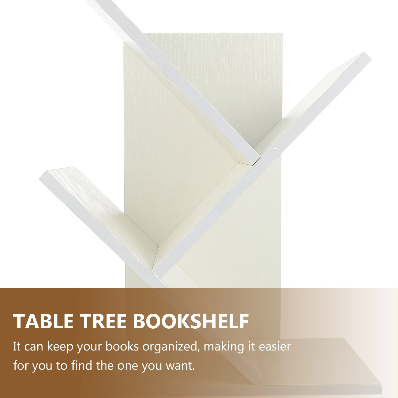 1 Set Tree-Shaped Bookshelf Compact Table Tree Book Rack Lightweight Book Storage Shelf For Home Office School Library Decor
1 Set Tree-Shaped Bookshelf Compact Table Tree Book Rack Lightweight Book Storage Shelf For Home Office School Library Decor