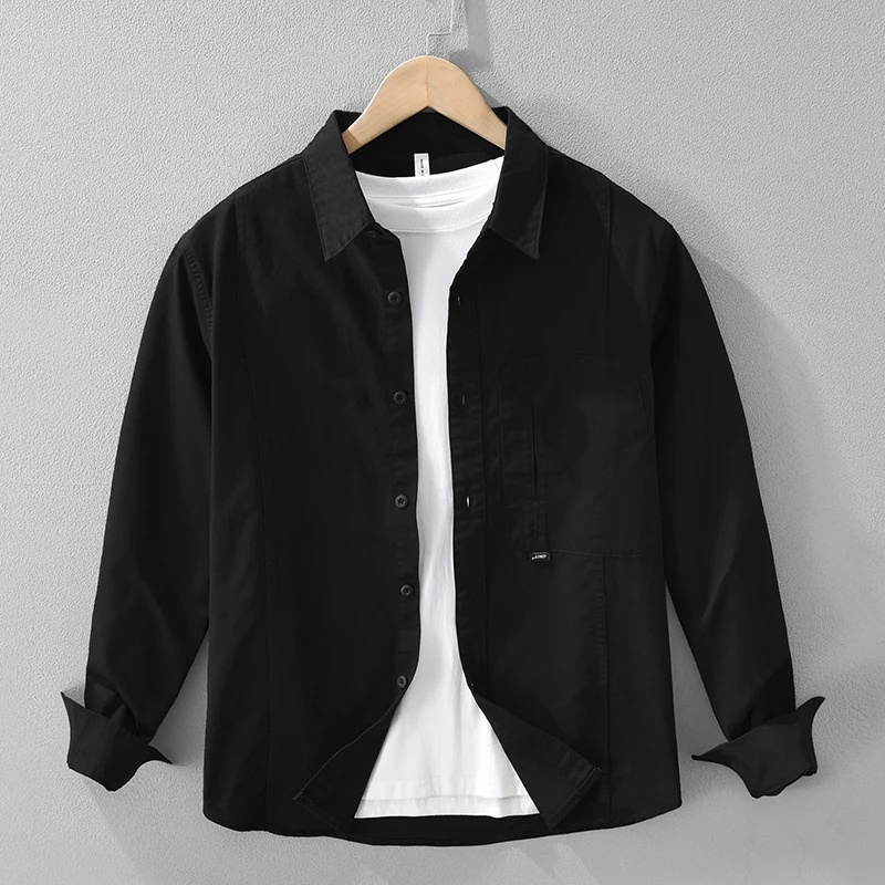 Black Shirt for Men Long Sleeve Oversize Casual Non-ironing Clothing 2025 Spring New Fashion Office Shirts
Black Shirt for Men Long Sleeve Oversize Casual Non-ironing Clothing 2025 Spring New Fashion Office Shirts