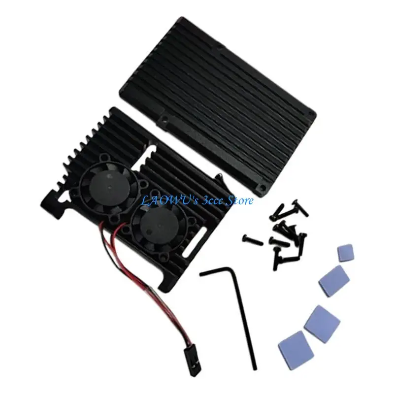 Y8AD Protective 4b Armors Case Double Fean для Raspberry PI4B перегревает профилактику
Y8AD Protective 4b Armors Case Double Fean для Raspberry PI4B перегревает профилактику