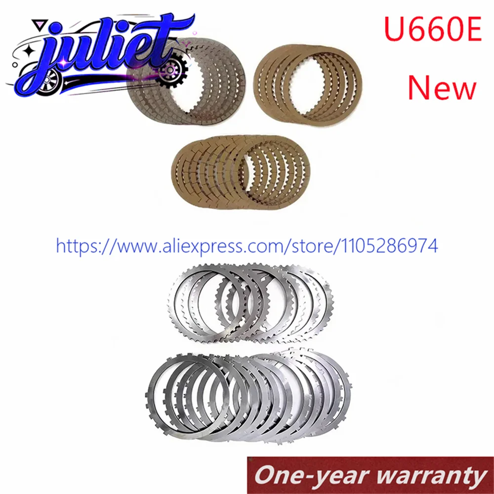New U660 U660E Automatic Transmission Friction Plate Steel Plate Repair Kit Suitable for Lexus Toyota Camry Venza Auto Parts
New U660 U660E Automatic Transmission Friction Plate Steel Plate Repair Kit Suitable for Lexus Toyota Camry Venza Auto Parts