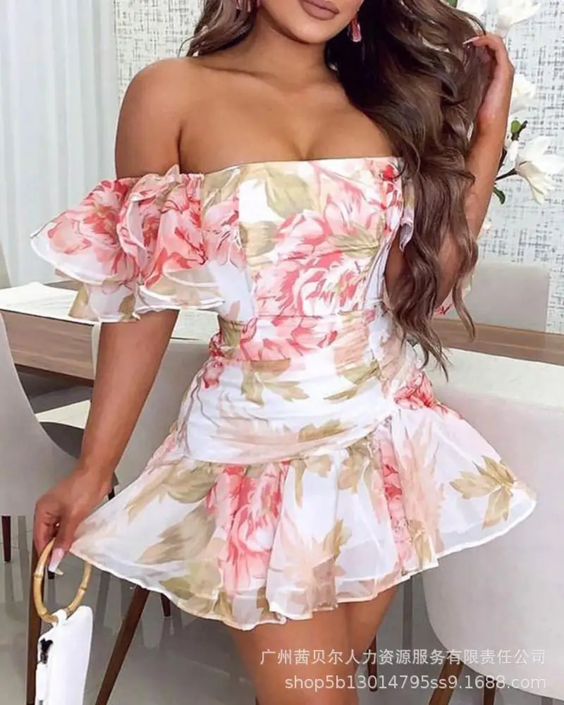 2026 spring/summer new item in stock fashionable temperament elegant white flower one shoulder dress - non positioning print
2026 spring/summer new item in stock fashionable temperament elegant white flower one shoulder dress - non positioning print