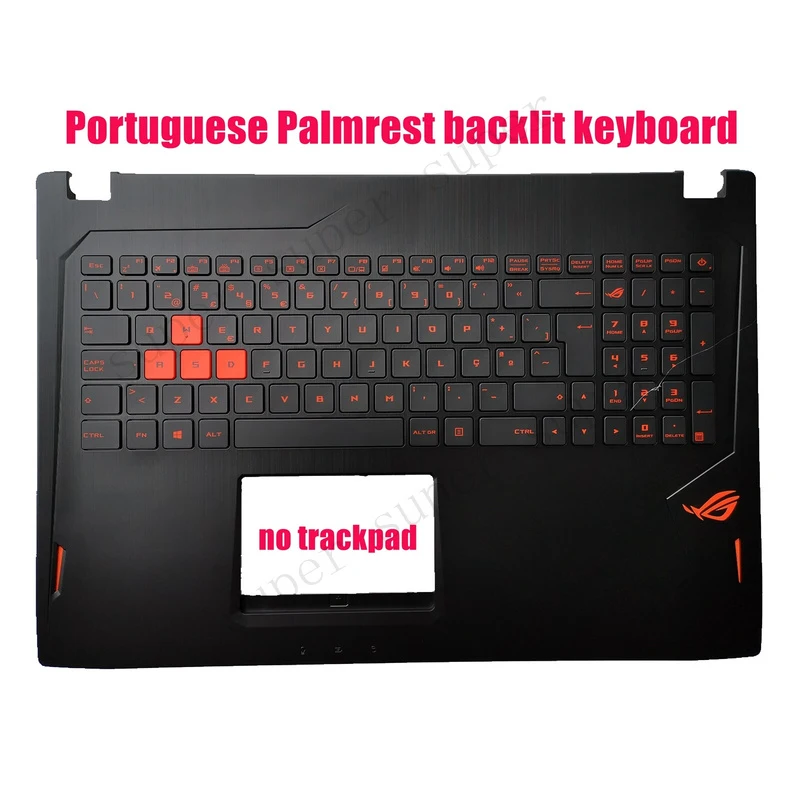 SSS+ Portuguese Palmrest keyboard for Asus GL502V/GL502VT/GL502VS/GL502VM/GL502VY
SSS+ Portuguese Palmrest keyboard for Asus GL502V/GL502VT/GL502VS/GL502VM/GL502VY