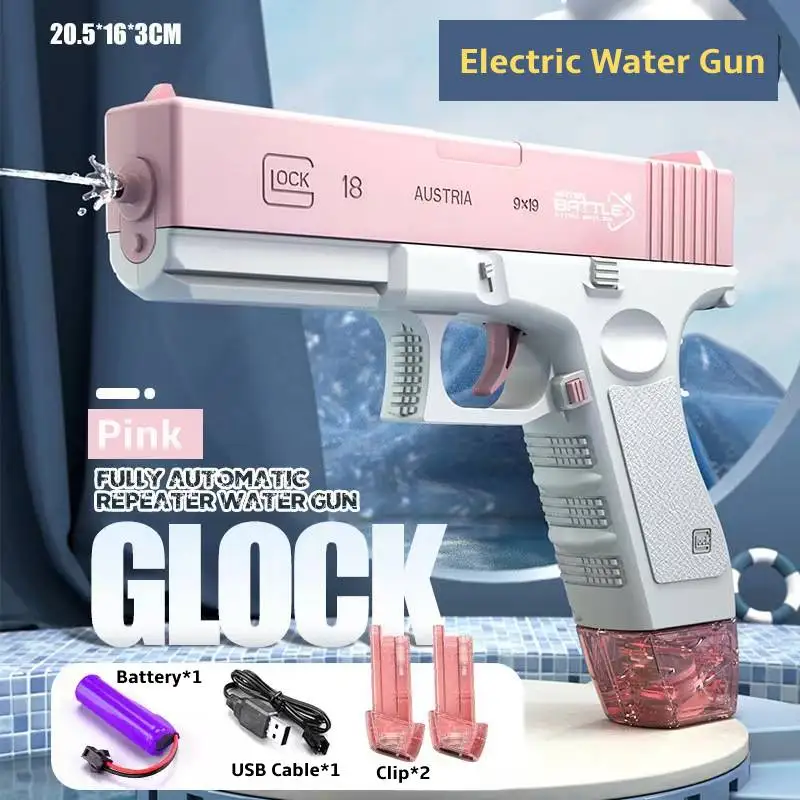 New Electric Water Gun Toys Children's High-pressure Strong Charging Energy Water Automatic Water Spray Children's Toy Guns
New Electric Water Gun Toys Children's High-pressure Strong Charging Energy Water Automatic Water Spray Children's Toy Guns