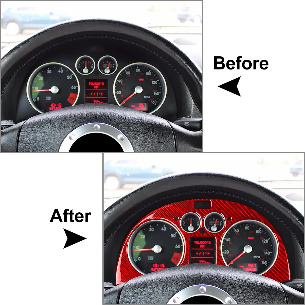 Stickers Dashboard Speedometer Surround Panel Cover Trim Decorative Stikcer For Audi TT 8N 2001 2002 2003 2004 2006
Stickers Dashboard Speedometer Surround Panel Cover Trim Decorative Stikcer For Audi TT 8N 2001 2002 2003 2004 2006