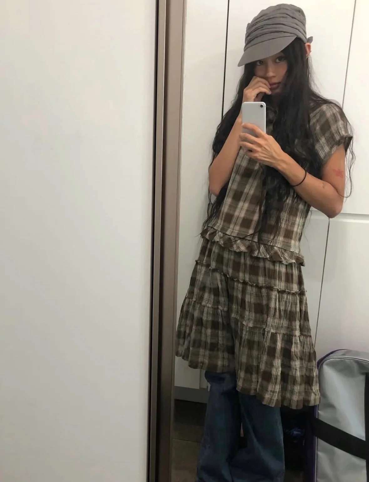 Summer New Plaid Short Sleeve Doll Collar Dress Cotton High Waist A-Line Skirt Casual Style Women's Dress Cotton Fabric
Summer New Plaid Short Sleeve Doll Collar Dress Cotton High Waist A-Line Skirt Casual Style Women's Dress Cotton Fabric