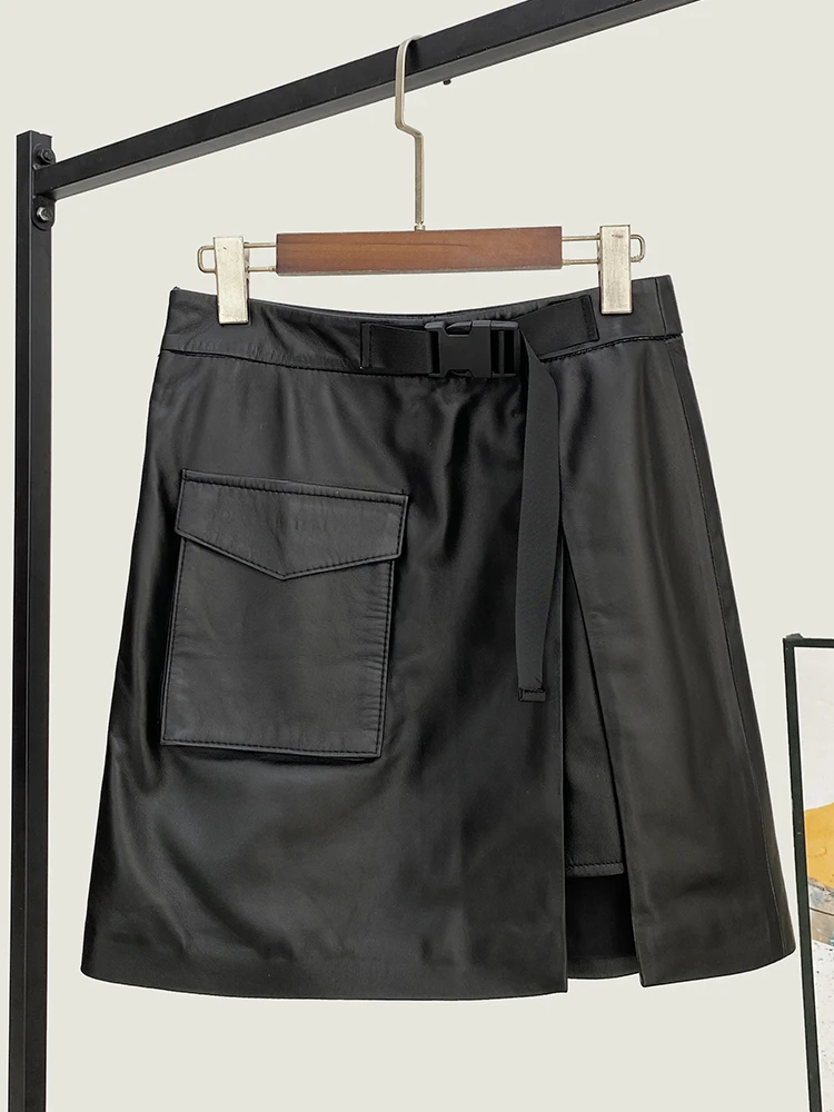 Spring New High Quality Genuine Real Leather Skirt Women's Loose High-Waisted Waist Trimming Versatile
Spring New High Quality Genuine Real Leather Skirt Women's Loose High-Waisted Waist Trimming Versatile