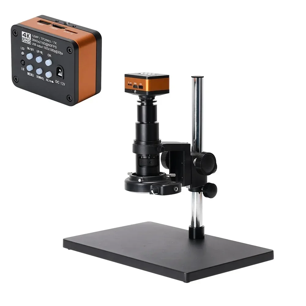 YYHC-4K 60FPS Microscope Camera 180X Parfocal Lens Industrial Electronic Digital Microscope for Phone Repair
YYHC-4K 60FPS Microscope Camera 180X Parfocal Lens Industrial Electronic Digital Microscope for Phone Repair