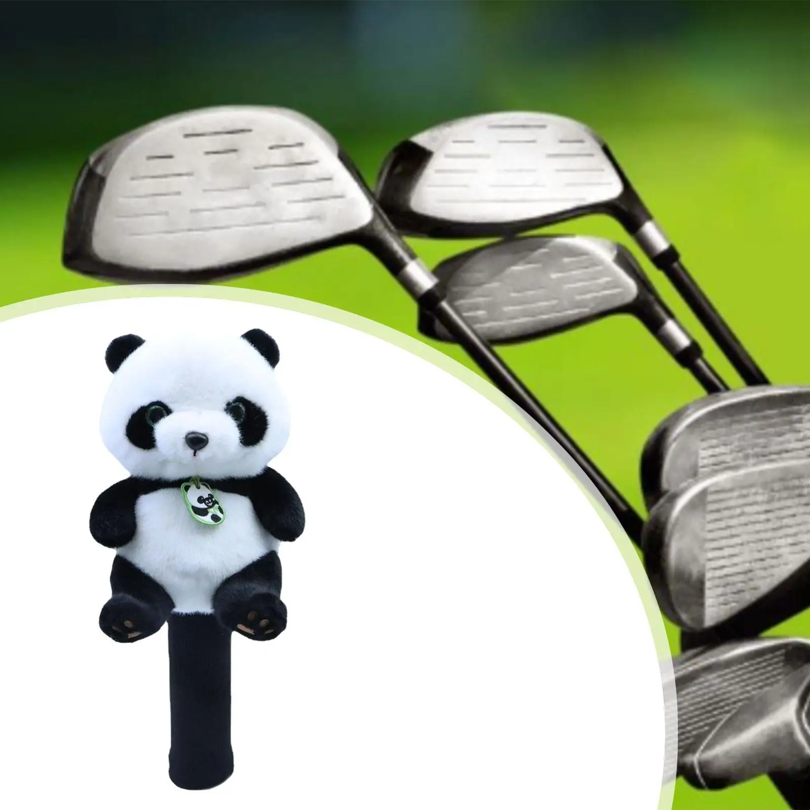 Plush Golf Club Head Cover Long Panda Shaft Protective Sleeve Scratch Resistant
Plush Golf Club Head Cover Long Panda Shaft Protective Sleeve Scratch Resistant