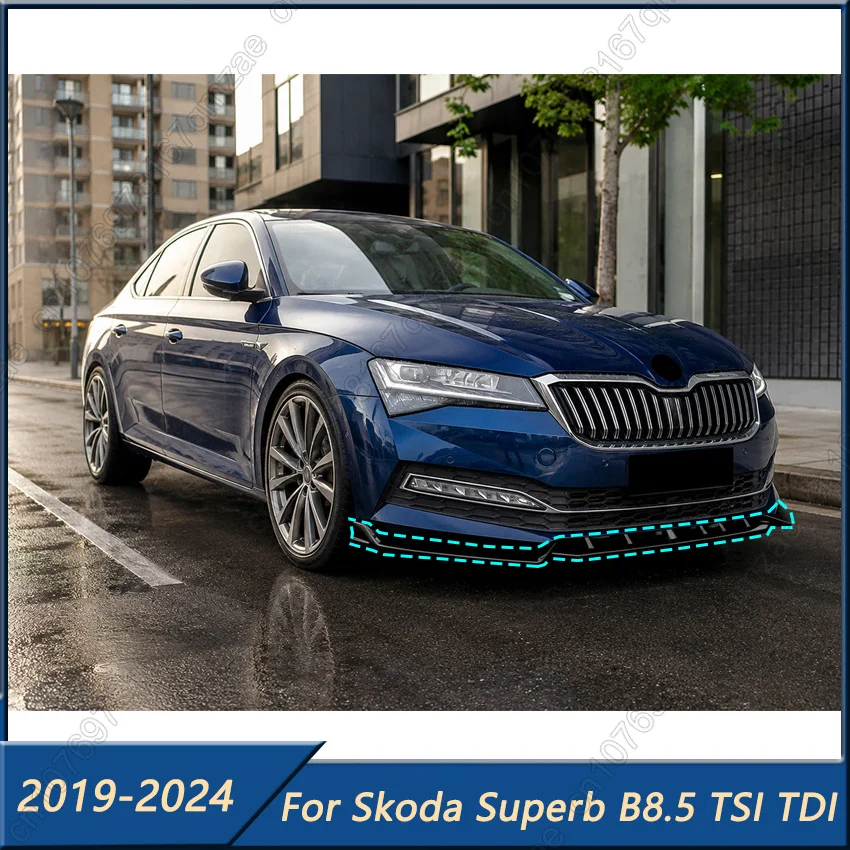 For Skoda Superb B8.5 TSI TDI 2019 2020 2021 2022 2023 2024 3Pcs Gloss Black Car Front Lip Spoiler Splitter Bumper Body Kits
For Skoda Superb B8.5 TSI TDI 2019 2020 2021 2022 2023 2024 3Pcs Gloss Black Car Front Lip Spoiler Splitter Bumper Body Kits