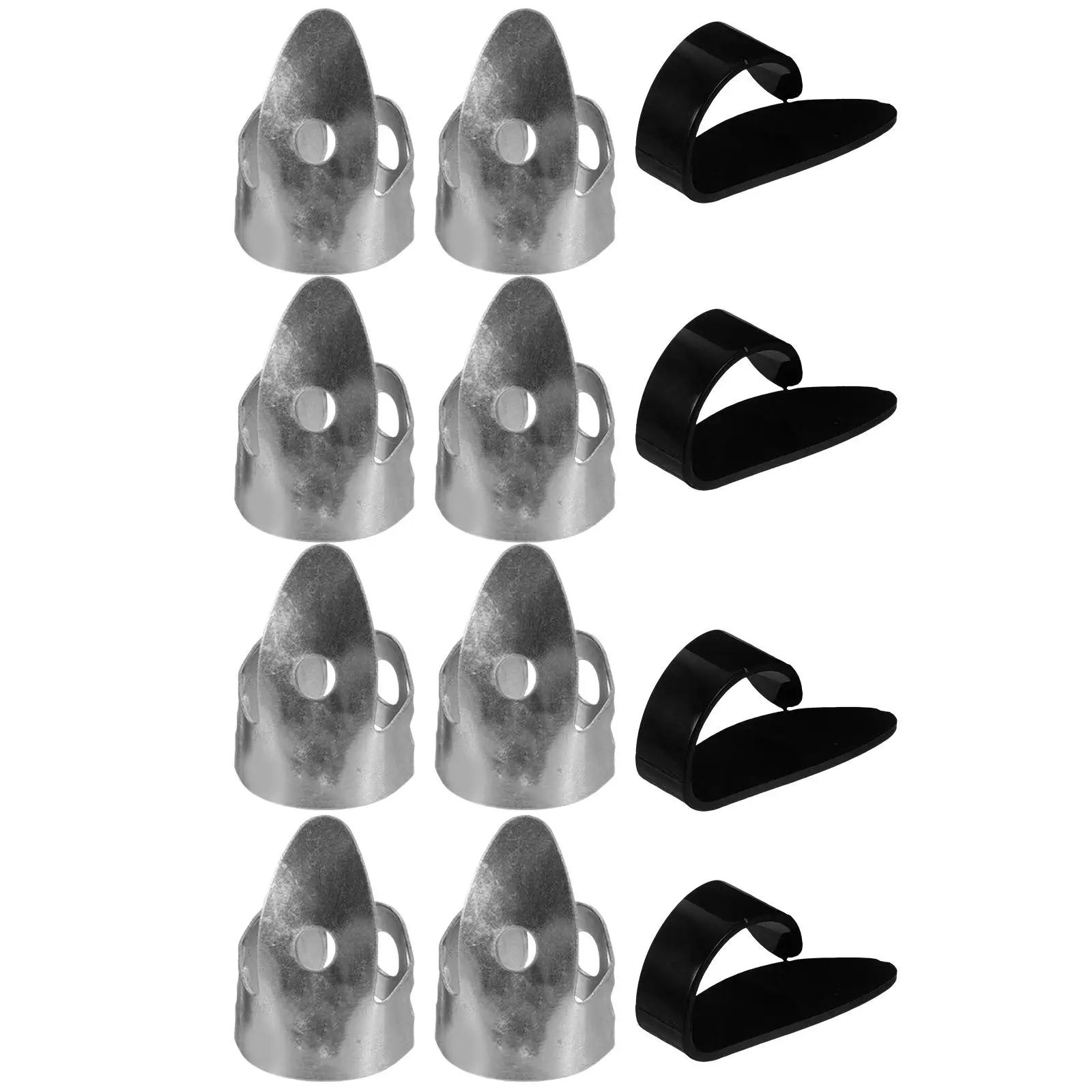 12 Pcs Guitar Thumb Index Finger Picking Set Playing Thick Picks Guitars Cot for Electric Metal Sleeves
12 Pcs Guitar Thumb Index Finger Picking Set Playing Thick Picks Guitars Cot for Electric Metal Sleeves