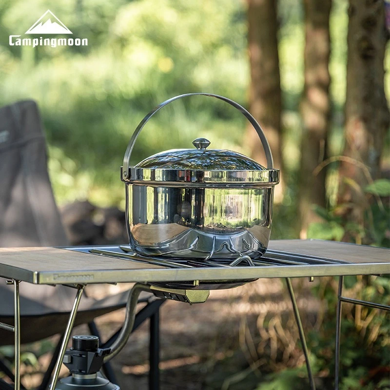 CC-21 Thickened Stainless Steel Camping Pot Self Driving Picnic Stewed Rice Soup Pot Portable Outdoor Cooking Utensils New Style
CC-21 Thickened Stainless Steel Camping Pot Self Driving Picnic Stewed Rice Soup Pot Portable Outdoor Cooking Utensils New Style