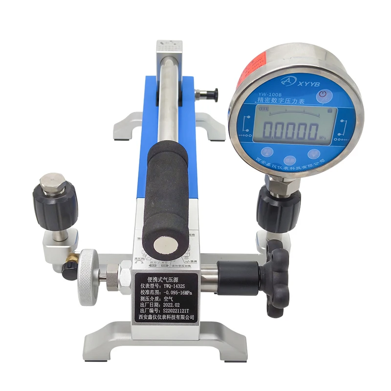 Portable Pressure Pump -0.095~16MPa | Handheld Air Pressure Source | Calibration Tool Digital Air Pressure Pump AA
Portable Pressure Pump -0.095~16MPa | Handheld Air Pressure Source | Calibration Tool Digital Air Pressure Pump AA