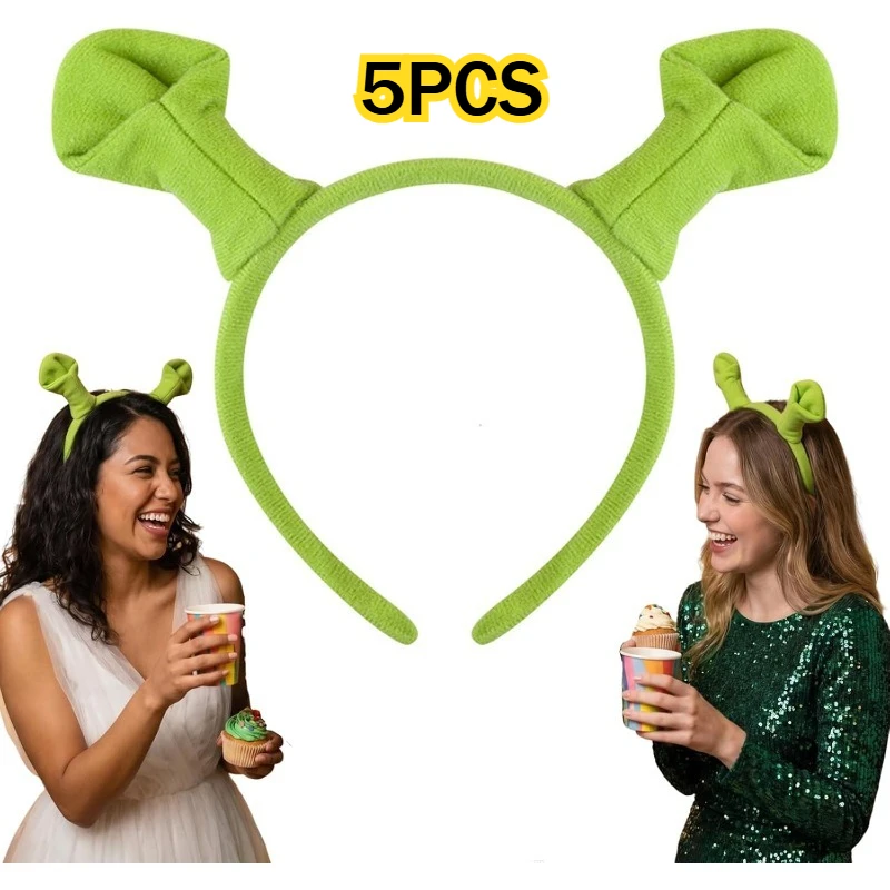 5PCS Green Ogre Ear Headband, Alien Ears Monster Headband For Halloween Dress Up Theme Party Cosplay Costume Accessories
5PCS Green Ogre Ear Headband, Alien Ears Monster Headband For Halloween Dress Up Theme Party Cosplay Costume Accessories