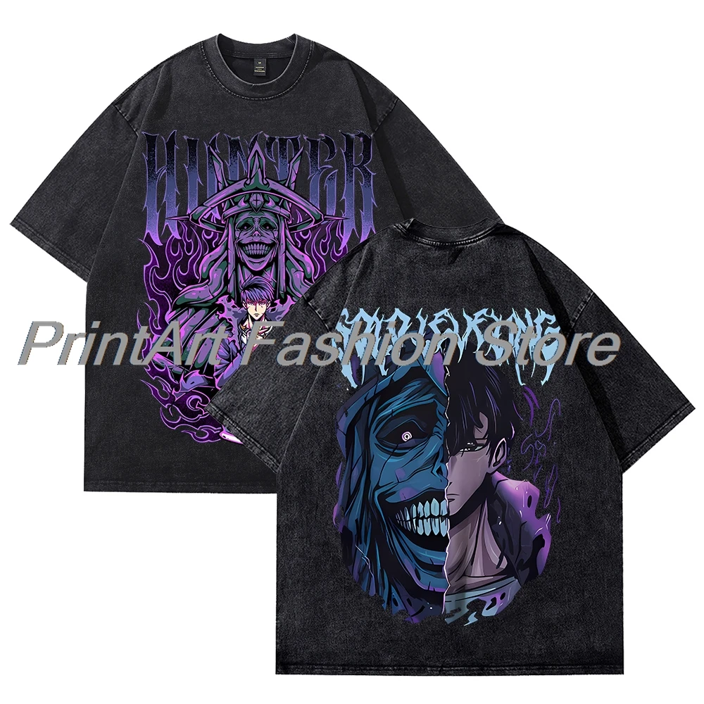 Solo Leveling T-Shirts Merch Summer Unisex Fashion Short Sleeve Tee HipHop Vintage Wash Cotton T-shirts Streetwear Casual Tee
Solo Leveling T-Shirts Merch Summer Unisex Fashion Short Sleeve Tee HipHop Vintage Wash Cotton T-shirts Streetwear Casual Tee
