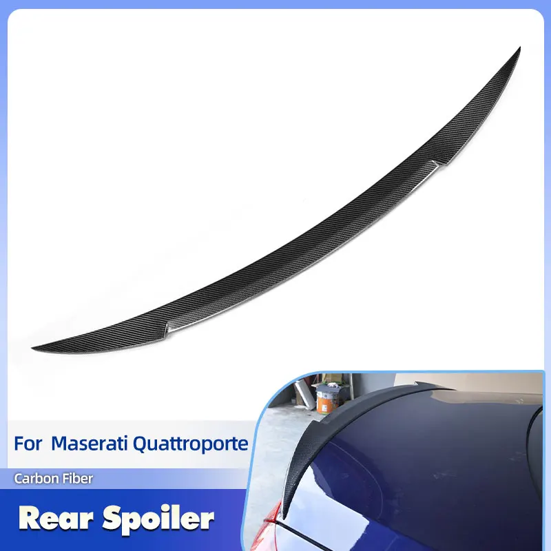 Car Rear Trunk Spoiler Wings Full Carbon Fiber for Maserati Quattroporte GTS Sedan 2013-2015 Rear Spoiler Boot Wing Lip FRP
Car Rear Trunk Spoiler Wings Full Carbon Fiber for Maserati Quattroporte GTS Sedan 2013-2015 Rear Spoiler Boot Wing Lip FRP