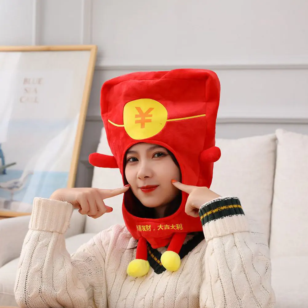Bonnet for Adults Red Envelop Party Holiday Hat Headgear Packet Women New Year
Bonnet for Adults Red Envelop Party Holiday Hat Headgear Packet Women New Year
