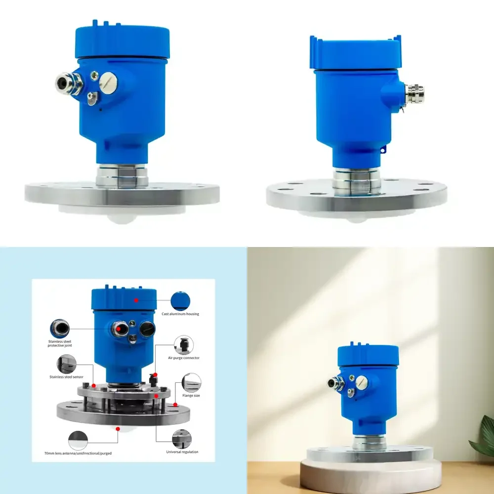 80GHz Level Gauge, Non-Contact Tank Liquid Level Sensor, Continuous Measurement for Liquids Solids Slurries in Tanks
80GHz Level Gauge, Non-Contact Tank Liquid Level Sensor, Continuous Measurement for Liquids Solids Slurries in Tanks